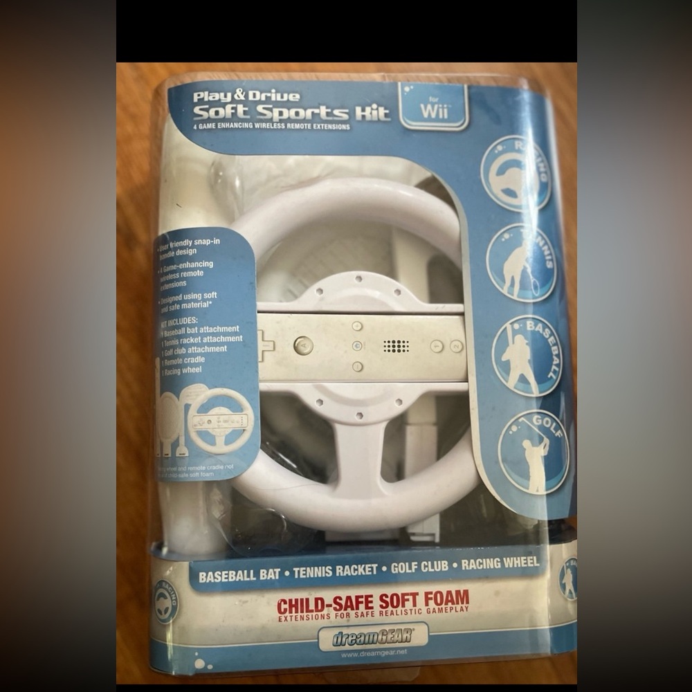 Nip - play and drive soft sports hit compatible with Wii